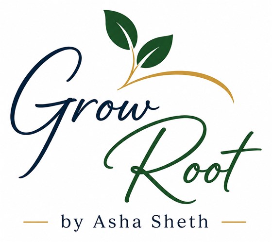 Grow Root by Asha Sheth logo